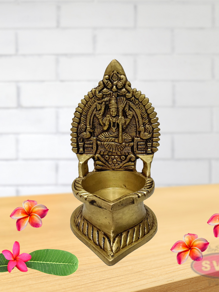 Brass Kamatchi Amman Vilakku / Deepam