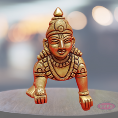 Brass Antique Finish Laddu Gopal