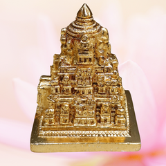 Brass Gold Plated Tirupathi Balaji Temple