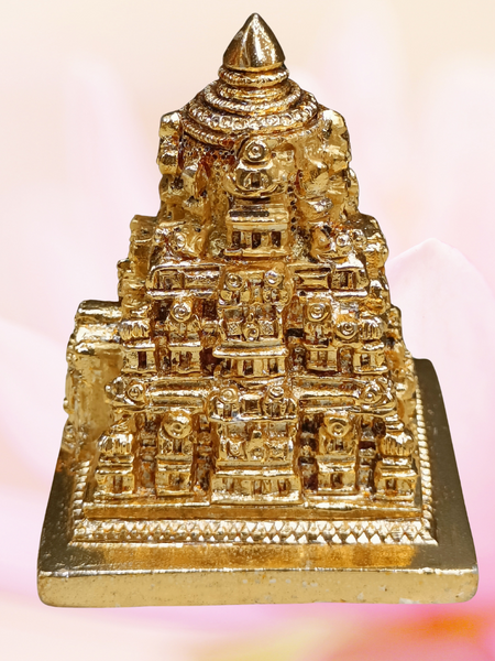 Brass Gold Plated Tirupathi Balaji Temple