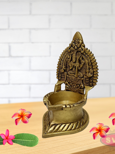Brass Kamatchi Amman Vilakku / Deepam