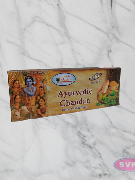 Hand Rolled Chandan Agarbatti – Natural Ayurvedic Sandalwood Incense Sticks