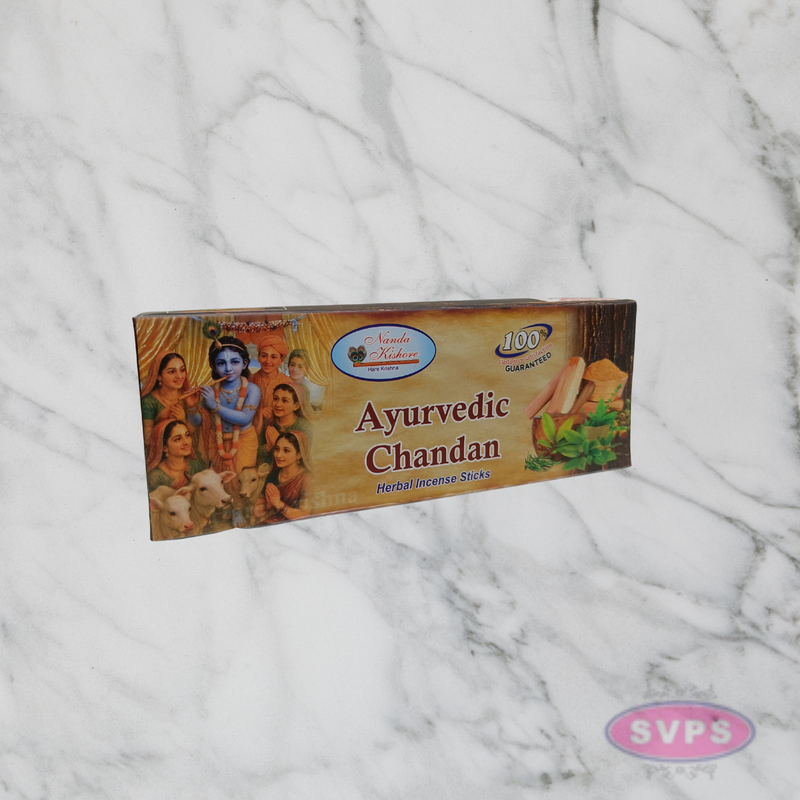 Hand Rolled Chandan Agarbatti – Natural Ayurvedic Sandalwood Incense Sticks