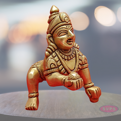 Brass Antique Finish Laddu Gopal