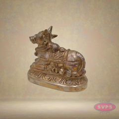 Panchalogam Nandi Small Statue