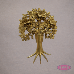 Brass Kalpavriksha Tree with Birds Showpiece – 13 Inches