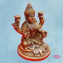 Brass Lakshmi Idol With Owl