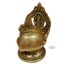 Brass Ganesha Lamp With Arch