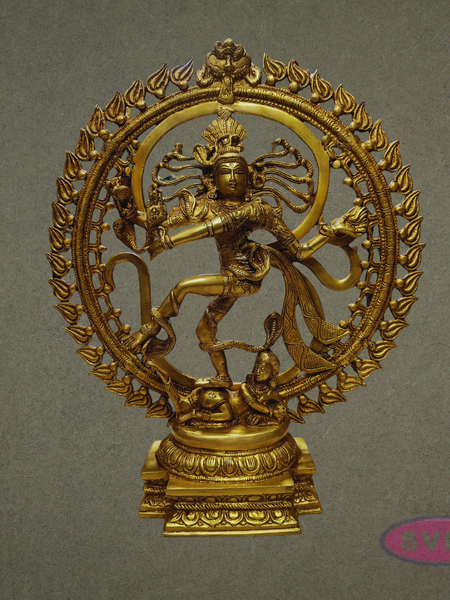 Brass Nataraja Murti with Prabha – Spiritual Home Décor Idol