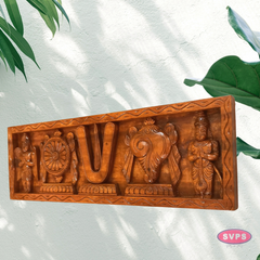 Wooden Carving Vadakalai Tiruman