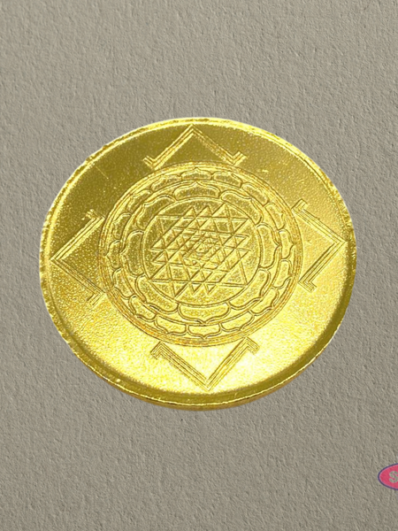 Gold Plated Ashtalakshmi Coin