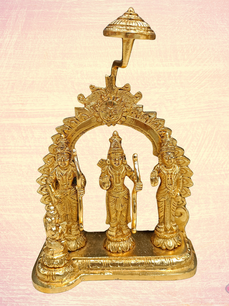 Brass Ram Darbar Gold Plated