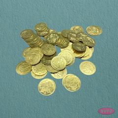 Brass Lakshmi Kubera Coins Set Of 108 Pooja Coins