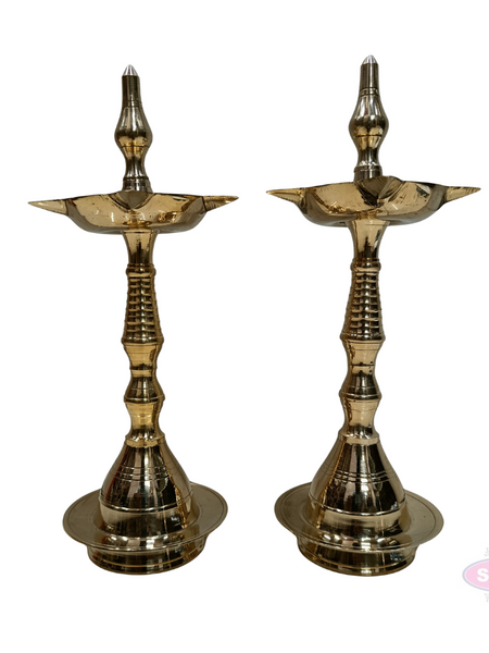Brass Kuthu Vilakku 5 Face Lamp