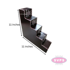 Wooden Pooja Lamp Stand - 2 Variant