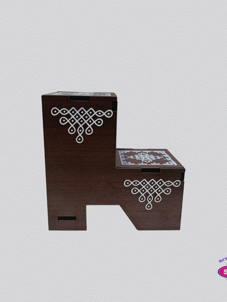 Acrylic Navaratri Golu Step Stand – 2 Steps