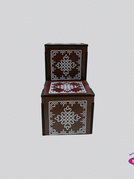 Acrylic Navaratri Golu Step Stand – 2 Steps