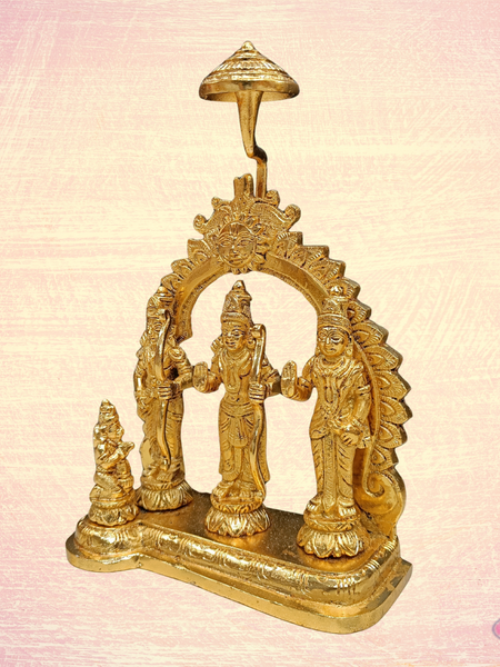 Brass Ram Darbar Gold Plated