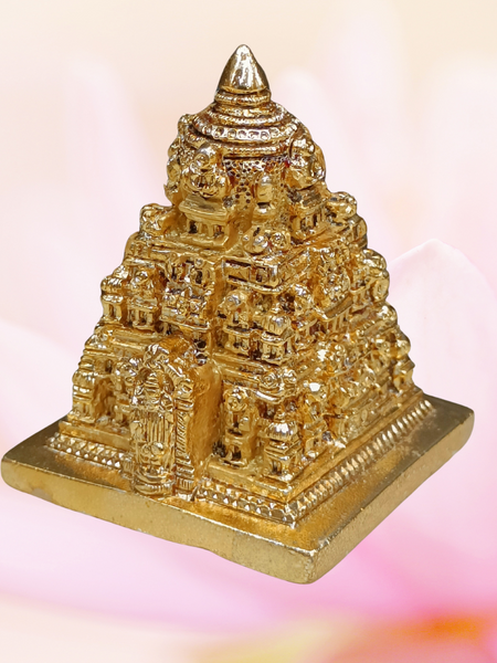Brass Gold Plated Tirupathi Balaji Temple