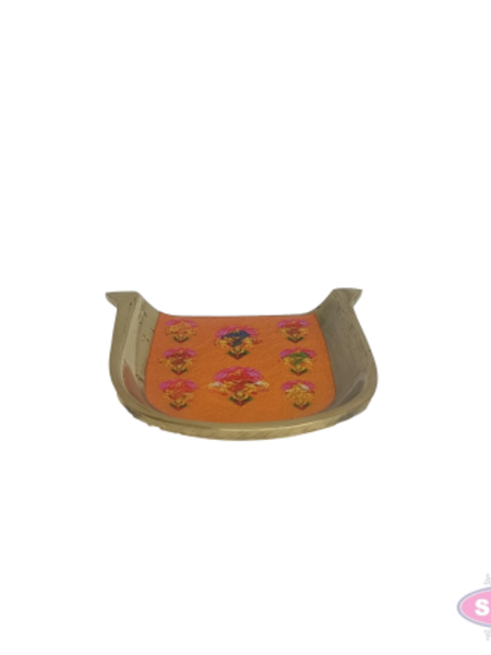 Brass Enamel Work Mini Muram/Soop Set of 2 | 2 Inch Decorative Pooja & Thambulam Tray