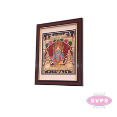 Sri Lakshmi Narayana With Sridevi & Bhudevi Nachiyars Photo Frame