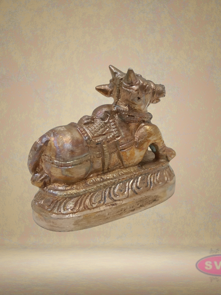 Panchalogam Nandi Small Statue