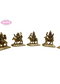 Brass Nava Durga Set Of 9 Idols For Altar And Puja