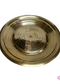 Brass Thambalam Plate – Traditional Round Brass Plate for Pooja, Aarti & Religious Ceremonies