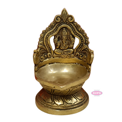 Brass Ganesha Lamp With Arch