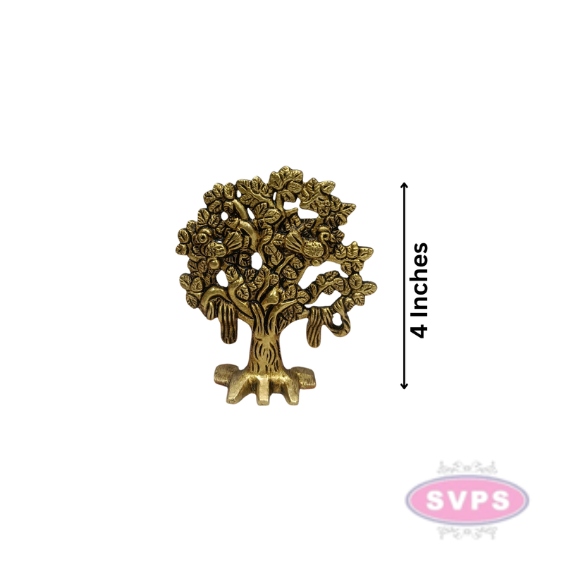 Brass Kalpavriksha Tree Statue – Divine Wish-Fulfilling Tree