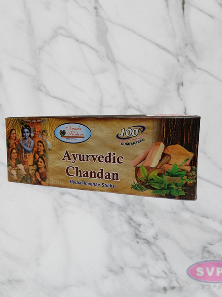 Hand Rolled Chandan Agarbatti – Natural Ayurvedic Sandalwood Incense Sticks