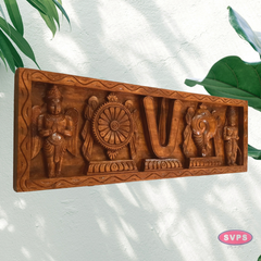 Wooden Carving Vadakalai Tiruman