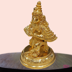 Brass Gold Plated Garudan Idol