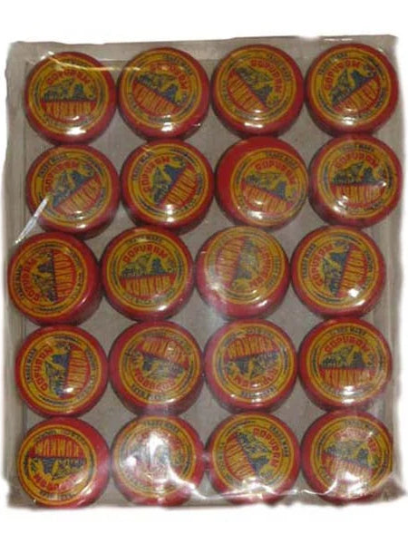 Gopuram Brand Kumkum Red Small Containers/ 20 Small box