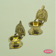 Brass Gajalakshmi Vilakku