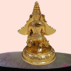 Brass Gold Plated Garudan Idol
