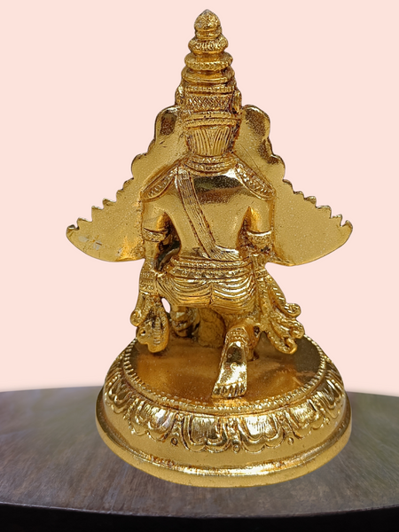 Brass Gold Plated Garudan Idol