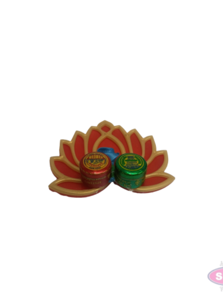 Lotus Design Kumkum Holder | Decorative Haldi Kumkum Stand for Pooja & Return Gifts