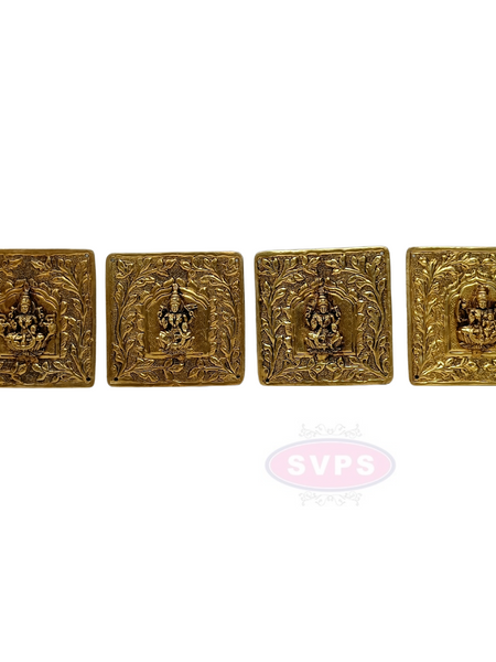 Brass Antique Finish Light Weight Ashtalakshmi Wall Hanging or Door Decor