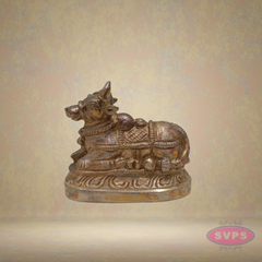 Panchalogam Nandi Small Statue