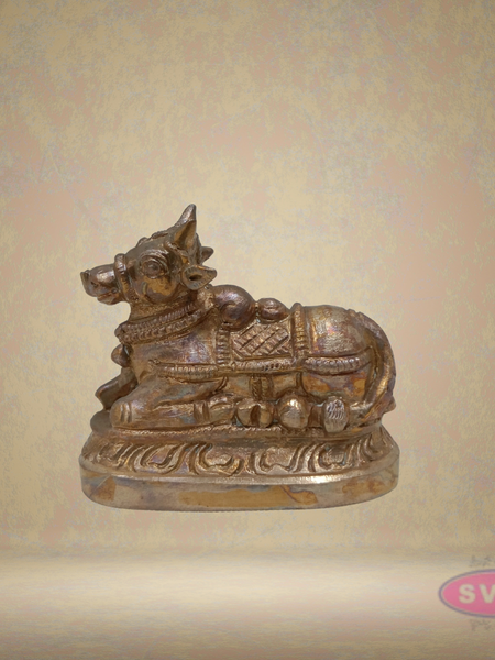Panchalogam Nandi Small Statue