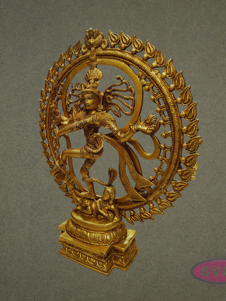 Brass Nataraja Murti with Prabha – Spiritual Home Décor Idol