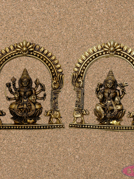 Brass Ashtalakshmi Set Wall Hanging