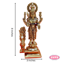 Brass Murugan Idol-8 Inches