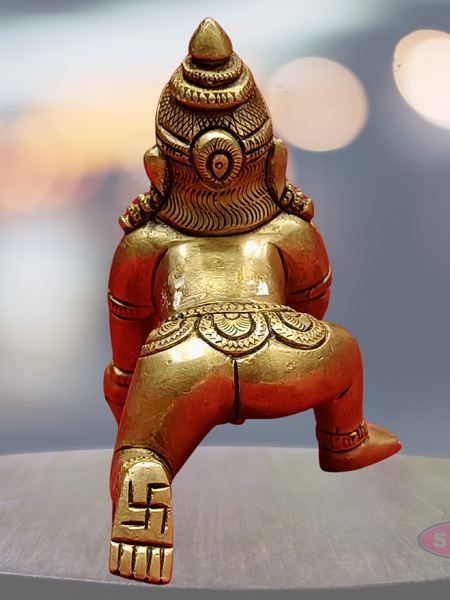 Brass Antique Finish Laddu Gopal