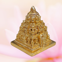 Brass Gold Plated Tirupathi Balaji Temple