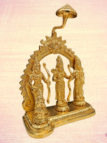 Brass Ram Darbar Gold Plated
