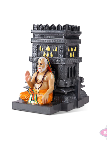 Sri Raghavendra Swamy Brindavana Idol | Divine Guru Statue for Pooja Room & Home Decor