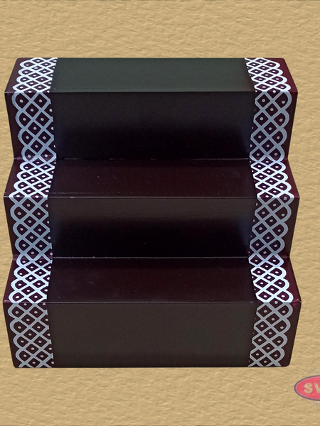 Wooden Step Deity Stand Without Gap - 2 Variant