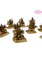 Brass Nava Durga Set Of 9 Idols For Altar And Puja
